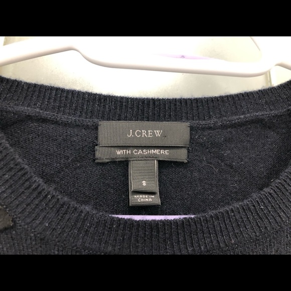J. Crew Deep Navy Colour Cashmere/ Wool Sweater - Picture 2 of 8